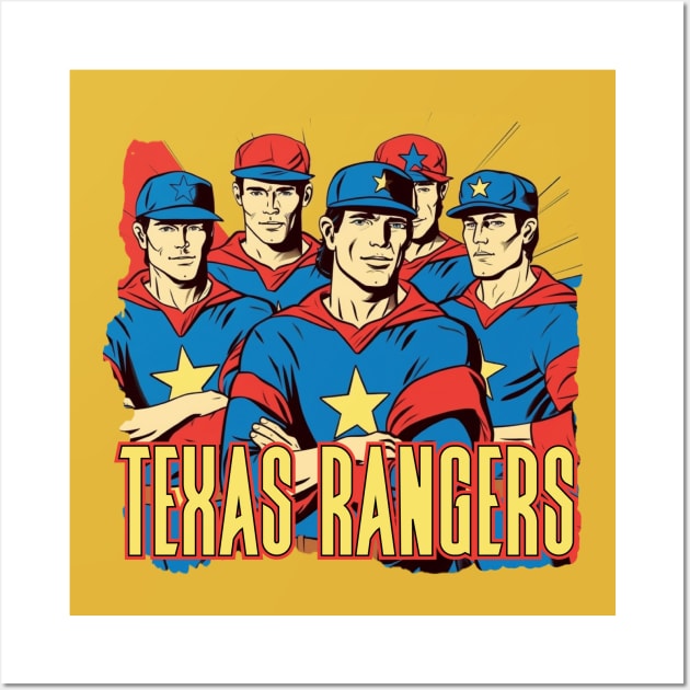 TEXAS RANGERS Wall Art by Pixy Official